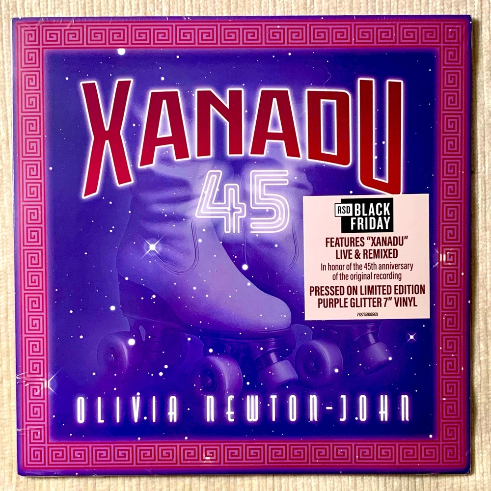 NWT Olivia Newton-John Xanadu 45 RSD 7" Vinyl Record